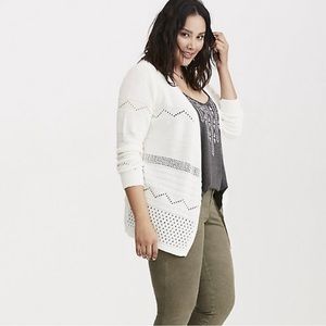 Torrid Mixed Stitch Cardigan M4